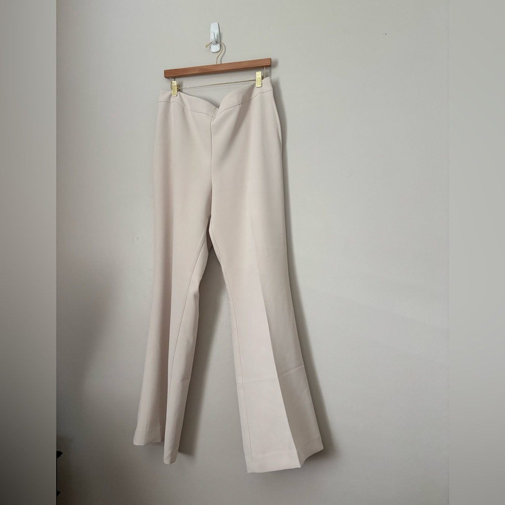 Ann Taylor Tailored Fluid Crepe Trouser in Ivory Whisper - Picture 5 of 13
